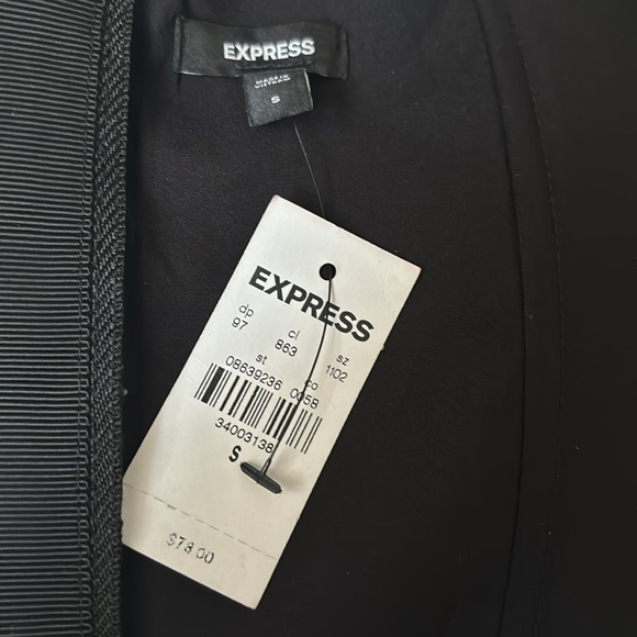 Tweed Sweetheart Neckline Corset Tube Top - Picture 3 of 5